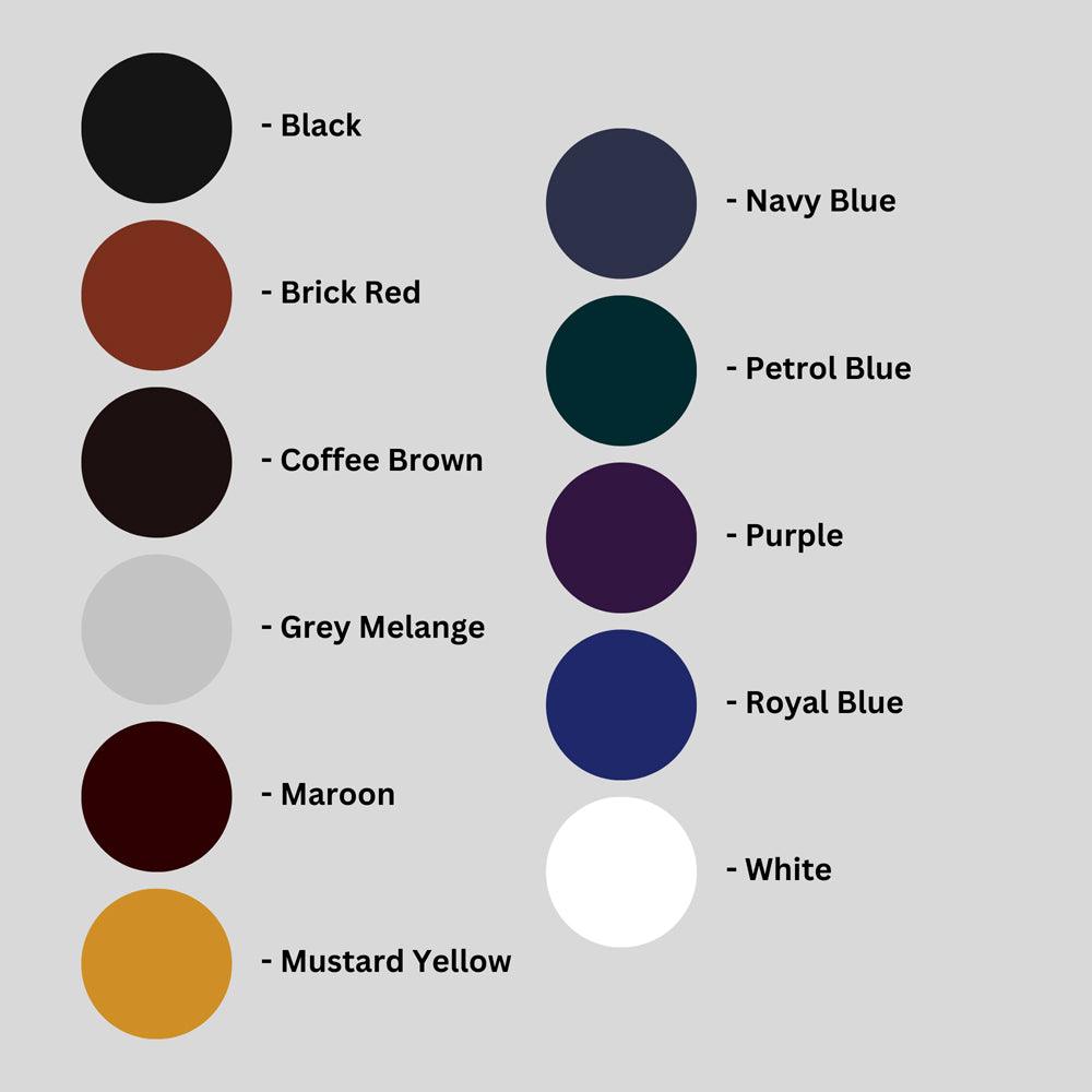 Pick Any 3 - Unisex Cotton Polo Neck T-Shirts - Combo Pack