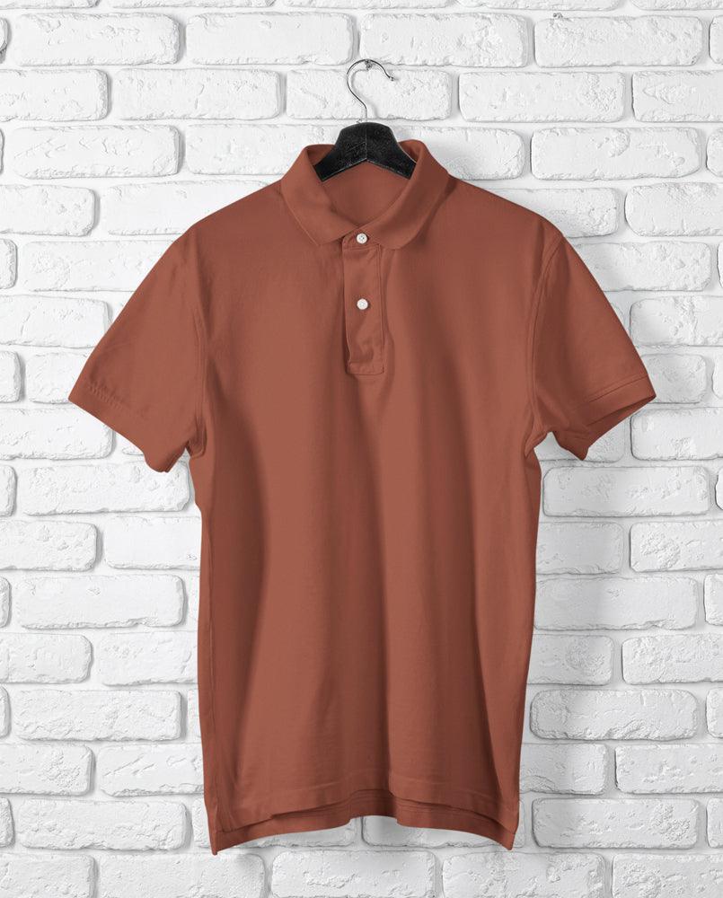 Unisex White Cotton Polo T-Shirt