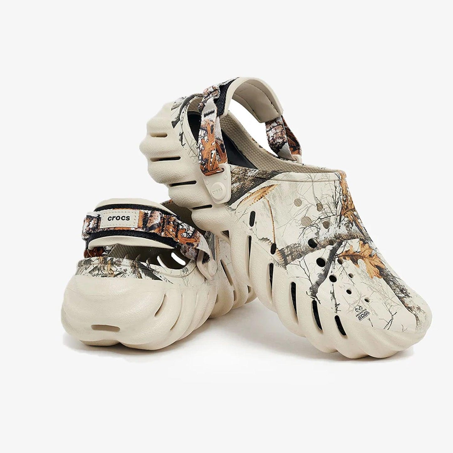 crocs Echo Clog Realtree Edge Bone Clogs All Terrain camo clog Clogs Crocs Footwear lightweight lightweight shoes Realtree Edge SALE slip-resistant Unisex