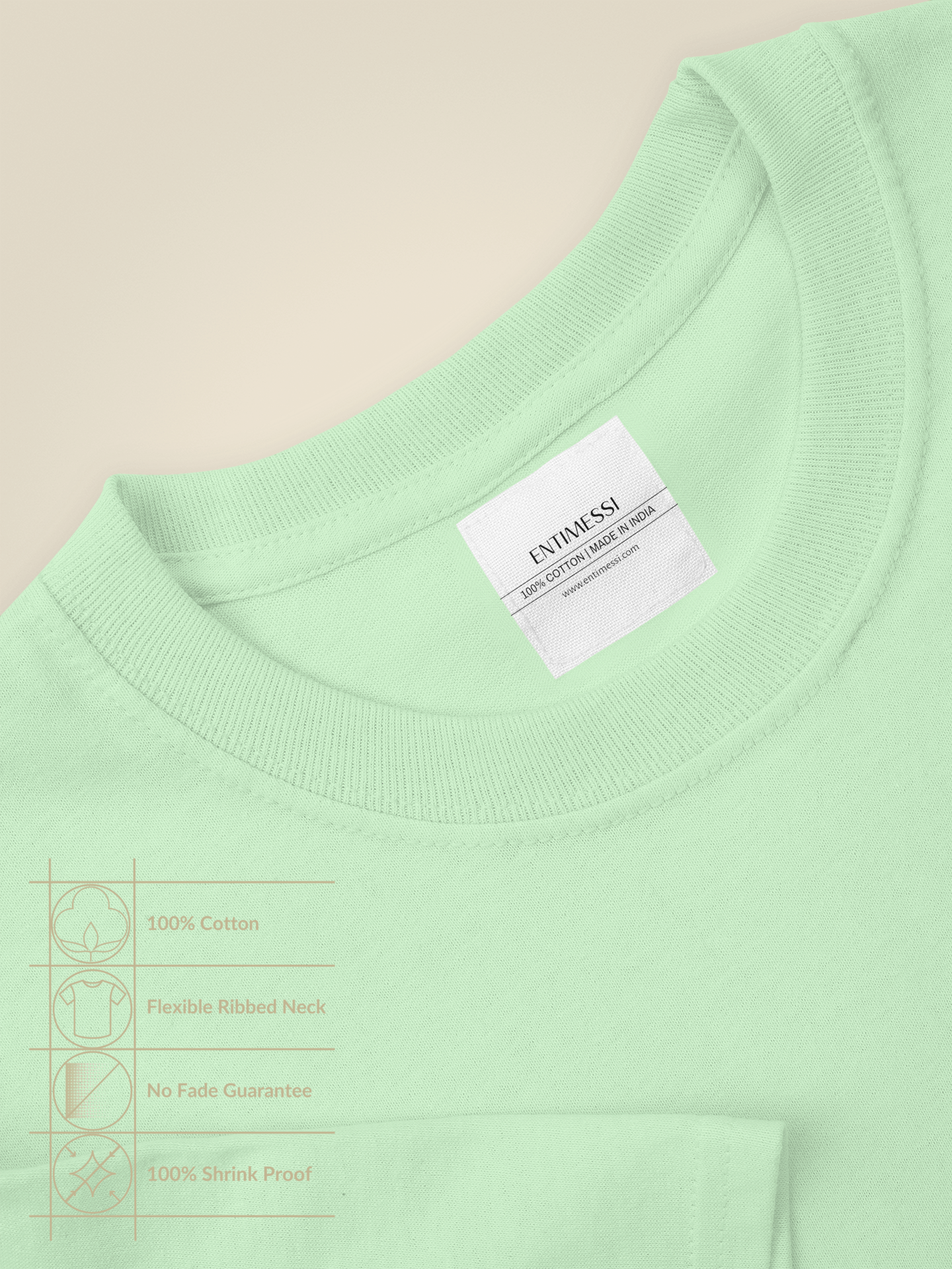Classic Jade Green Crew Neck T-Shirt – Unisex