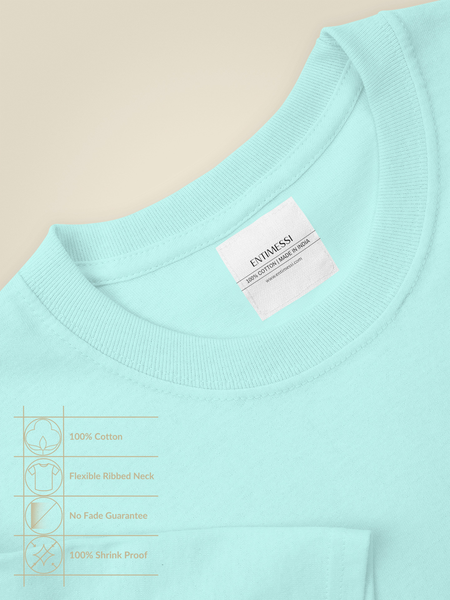 Classic Mint Green Crew Neck T-Shirt – Unisex