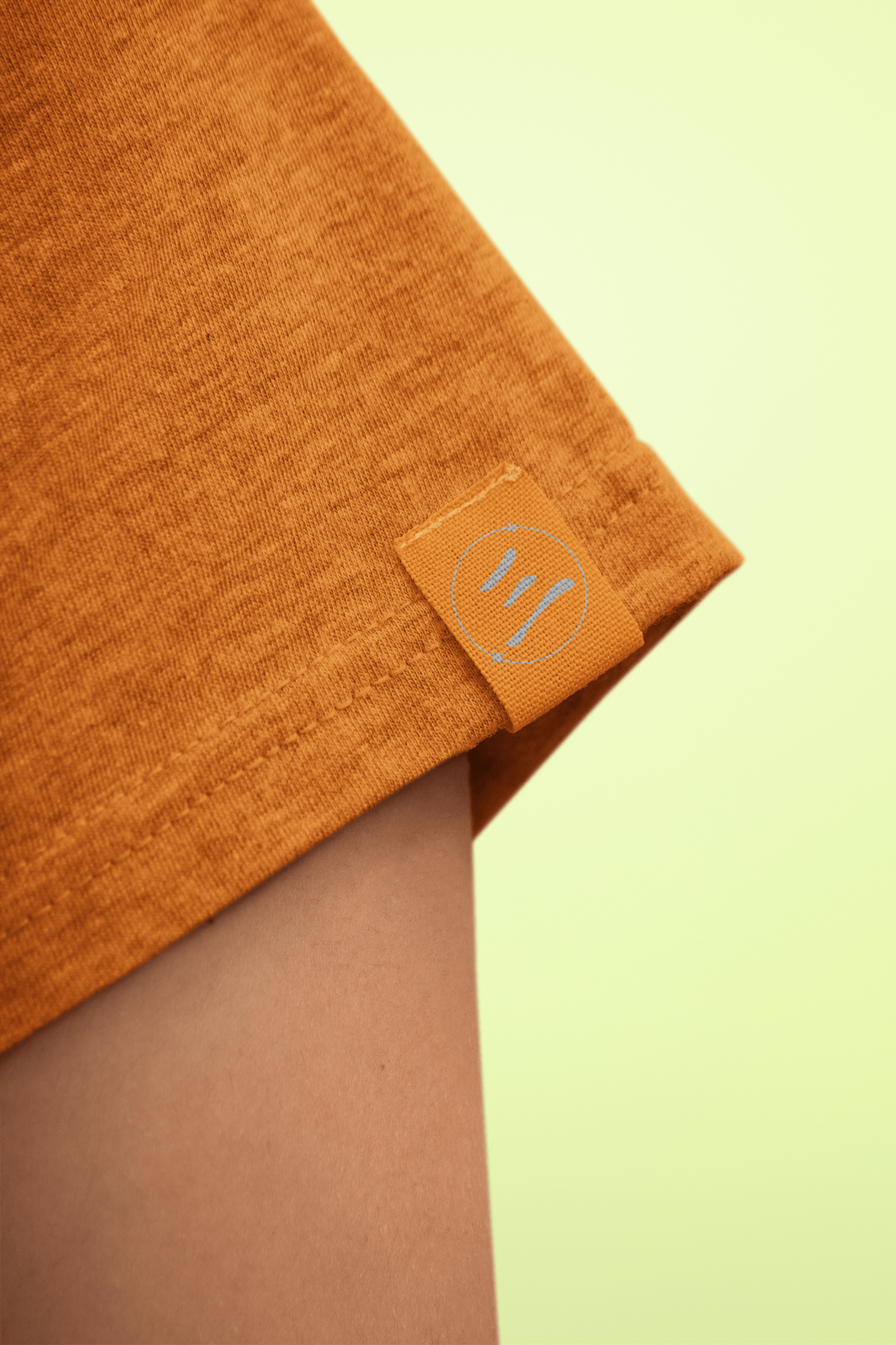 Classic Orange Crew Neck T-Shirt – Unisex