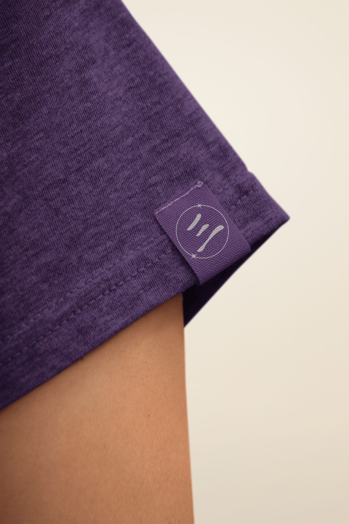 Classic Purple Crew Neck T-Shirt – Unisex