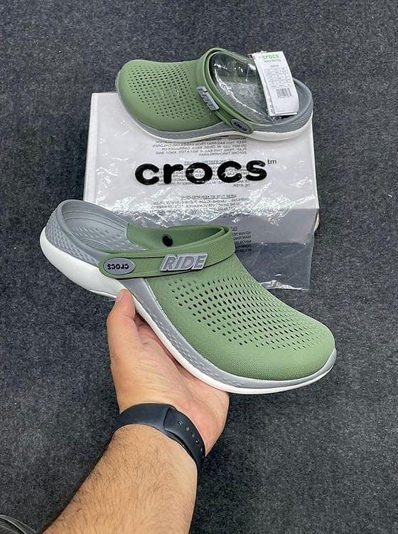 Crocs literide green best sale