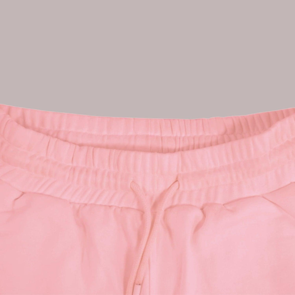 Unisex cotton terry shorts with drawstring waist and slip-in pockets, 280 GSM