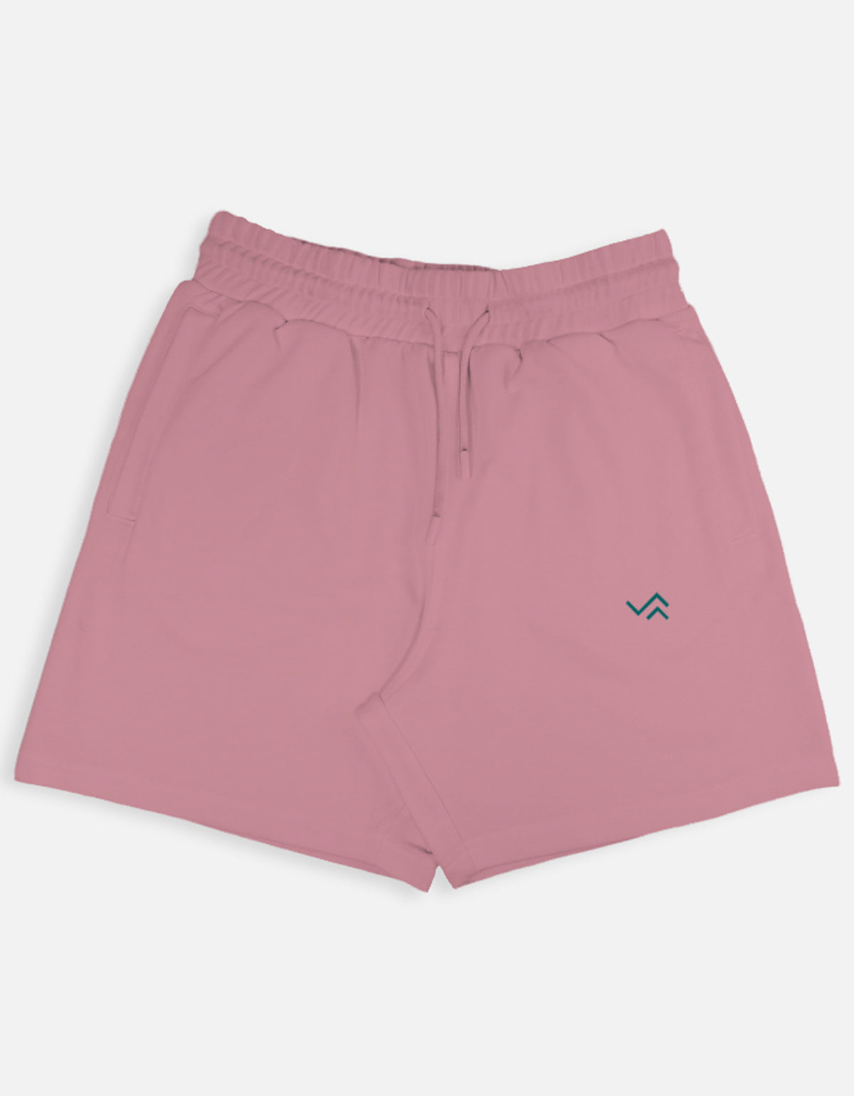 Unisex cotton terry shorts with drawstring waist and slip-in pockets, 280 GSM