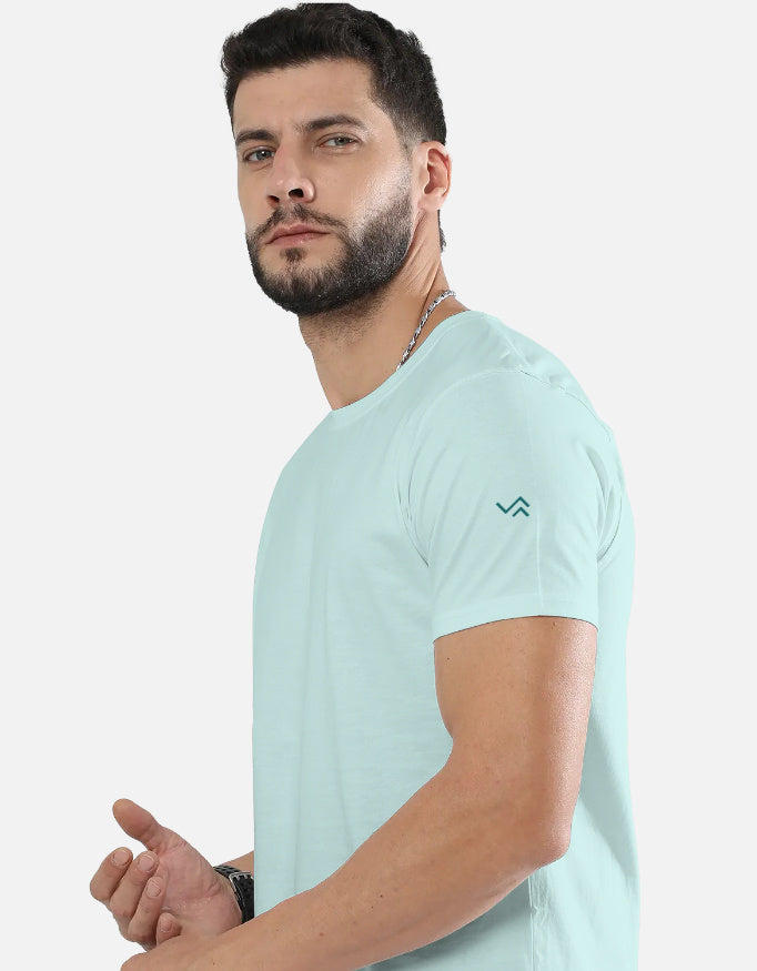 Entimessi Unisex Stretch T-Shirt – Cotton-Blend Crew Neck Tee Classic Regular Fit T-shirts Mint Breathable Cotton Blend Tee Crew Neck Elastane Stretch Everyday Tee fabric:cotton-blend fit:regular menu:classic neck:crew new Regular Fit Stretch T-shirt Unisex T-shirts