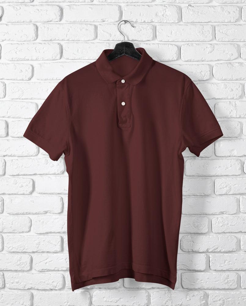 Unisex White Cotton Polo T-Shirt