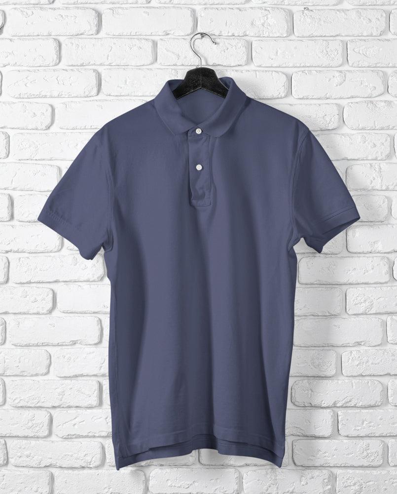 Unisex White Cotton Polo T-Shirt