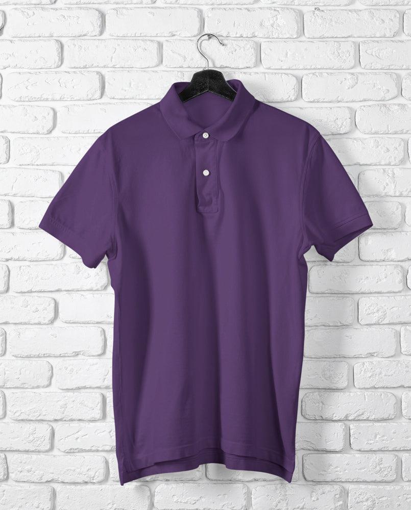 Unisex White Cotton Polo T-Shirt