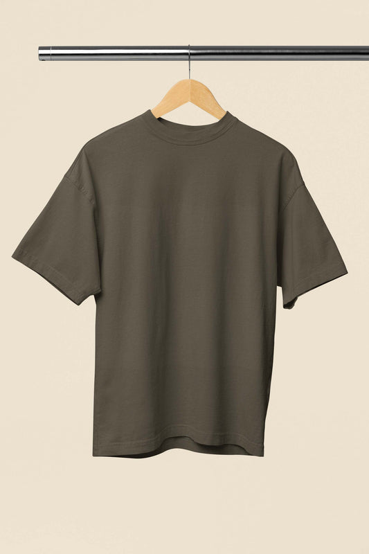 Unisex Oversized Classic Olive Green T-Shirt