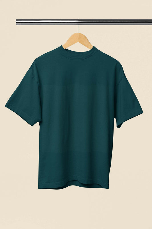Unisex Oversized Classic Petrol Blue T-Shirt