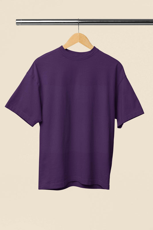 Unisex Oversized Classic Purple T-Shirt