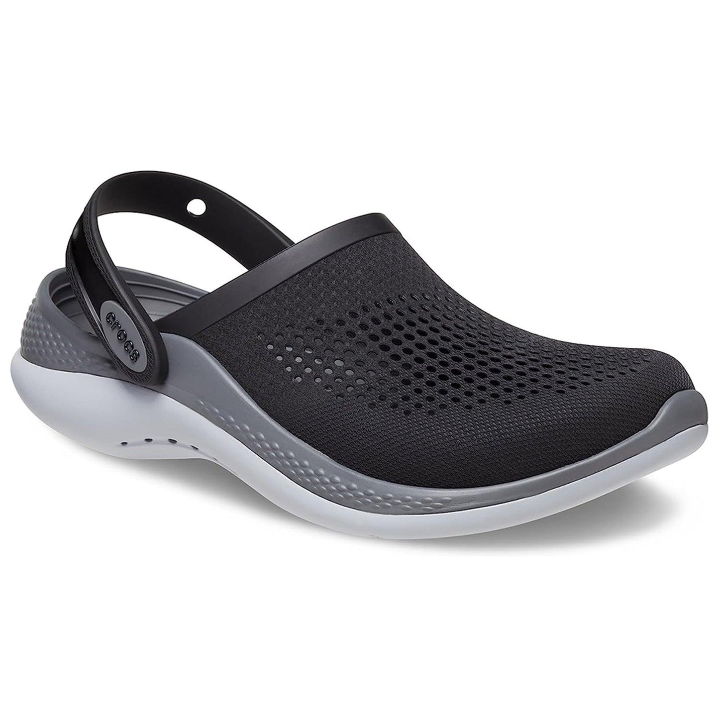 Unisex Literide 360 Clog - Black with Grey & White Sole
