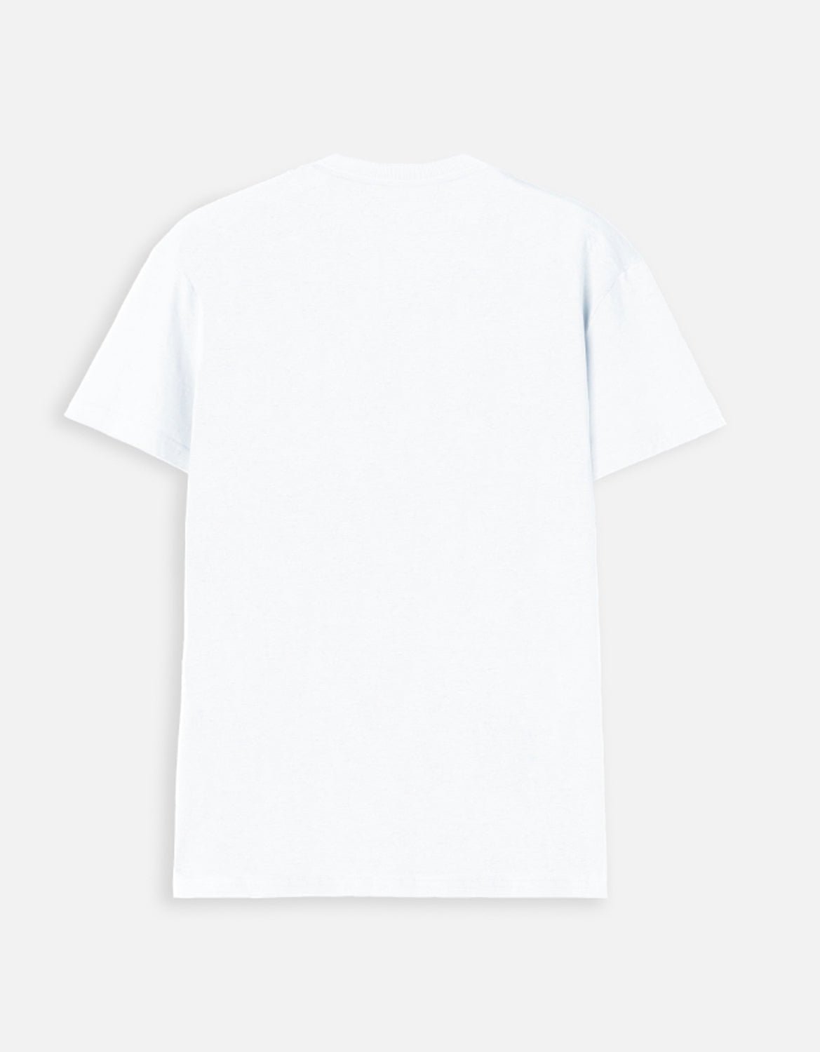 White V-Neck Cotton T-Shirt | Essential Unisex Fit