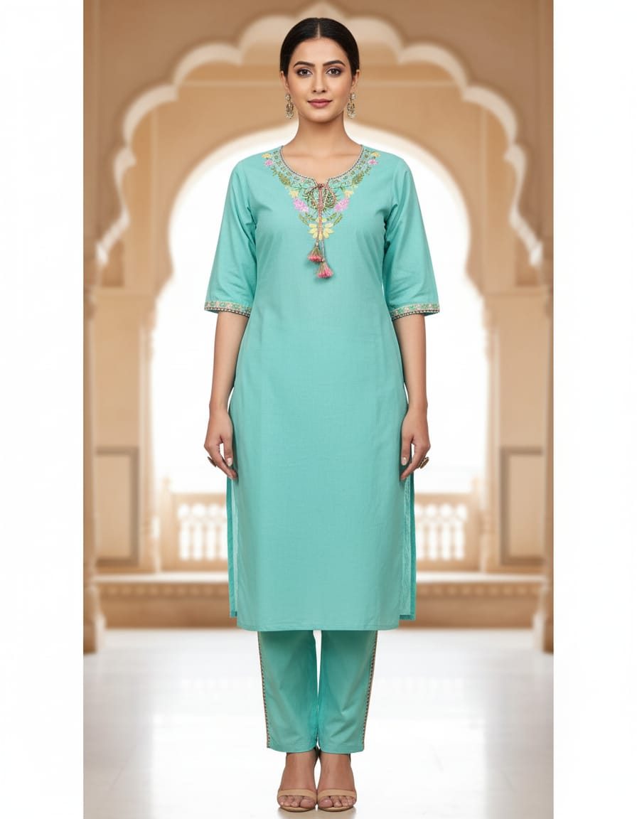 Entimessi Entimessi Pink Dip-Dye Polo Top & Wide-Leg Trouser Set Kurta Set Co-ord Set Dip Dye Linen Blend Pink Resortwear Womenswear