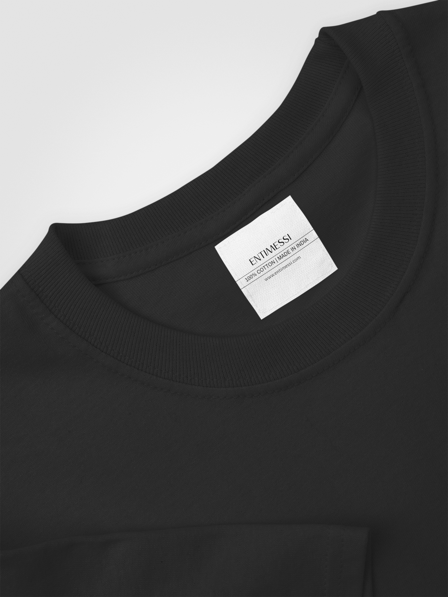 Classic Black Crew Neck T-Shirt – Unisex