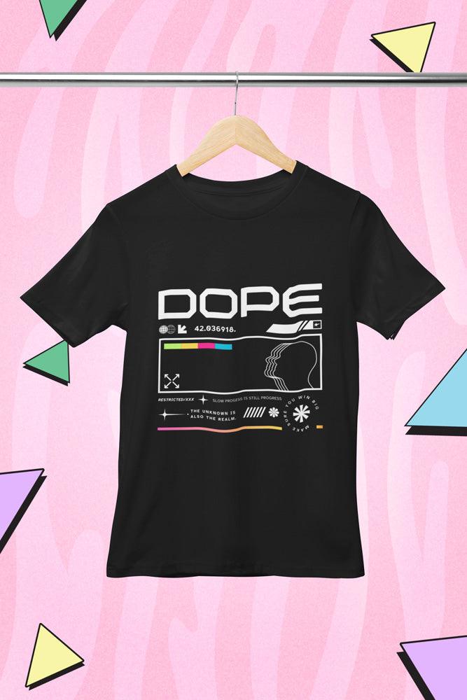 Entimessi - Dope - Unisex Oversized Cotton Graphic Printed T-Shirt - Graphic T-shirts - Casual Wear, Cotton, Graphic Tees, Graphics, Oversize, Oversize T-shirts, Printed, Round Neck, Short Sleeves, T-shirts, Top, Unisex - {{ shop.shopifyCountryName }}