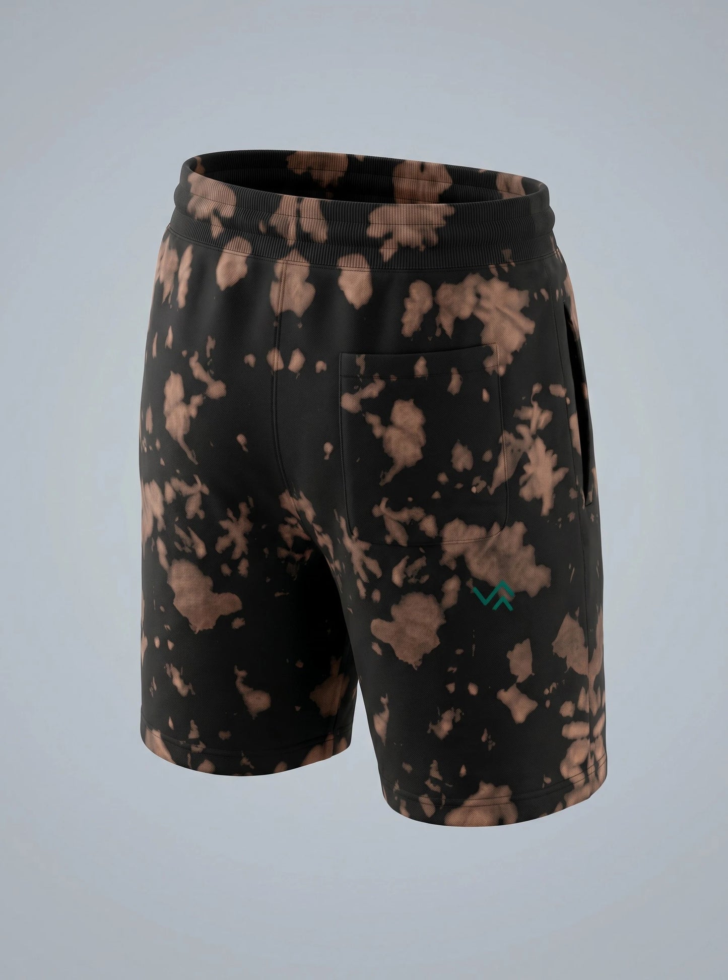 Entimessi Brown on Black Unisex Tie-Dye Terry Shorts Tie-dye Shorts 260 GSM Activewear beachwear Casual Shorts Cotton Blend Drawstring Waist Shorts Entimessi fabric:cotton-blend loungewear made in India made to order Men menu:shorts new Premium Terry Shorts relaxed fit Shorts slip-in pockets style:tie-dye Terry Shorts Tie Dye type:shorts Unisex Unisex terry shorts Women
