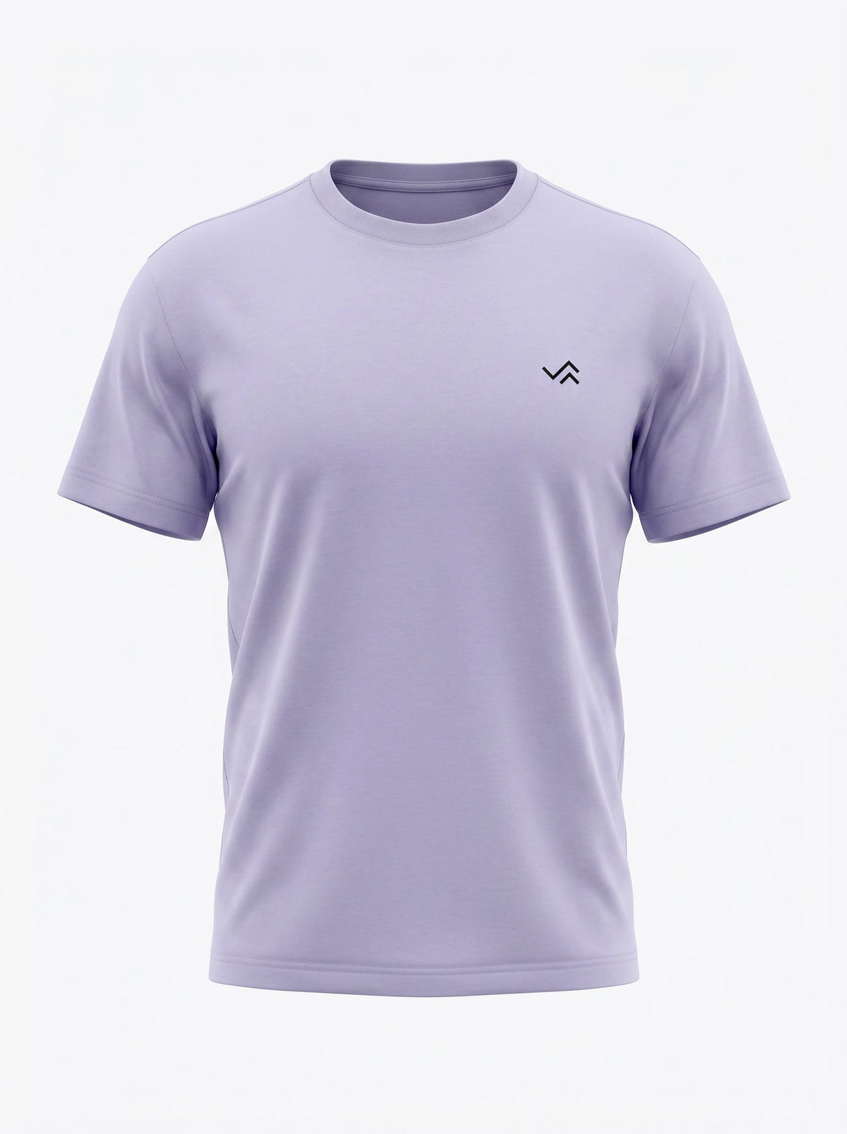 Unisex athleisure set with lavender Supima tee and lavender joggers