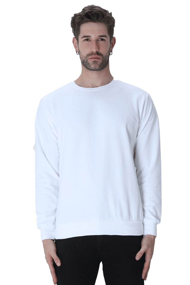 Unisex Regular Fit Bio-Washed Sweatshirt