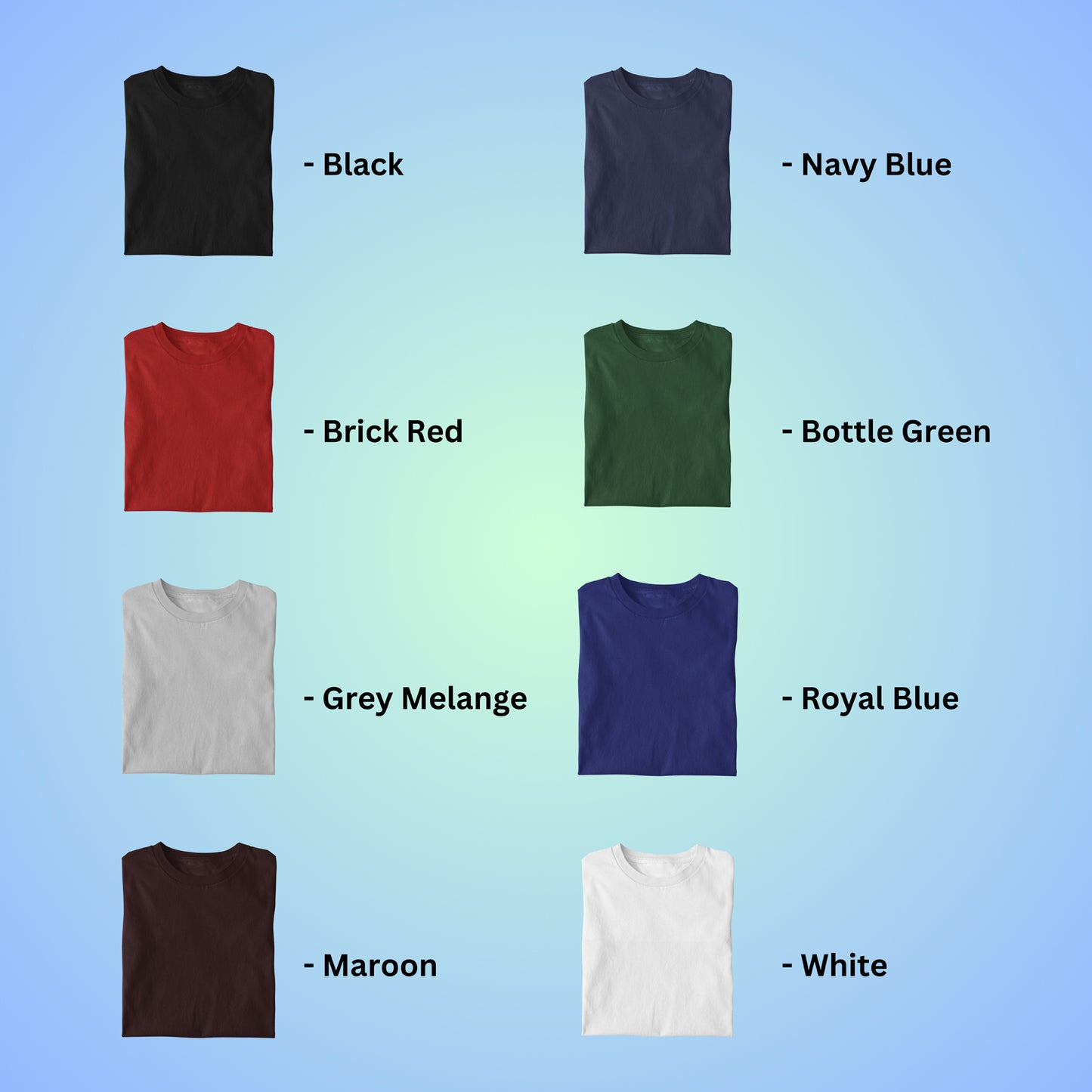 Pick Any 3: Unisex Cotton Full-sleeve T-Shirts