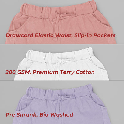 Pick Any 3 - Unisex Premium Terry Shorts Combo Pack