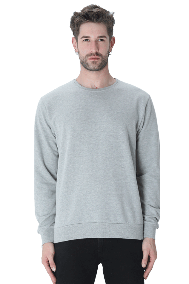 Unisex Regular Fit Bio-Washed Sweatshirt