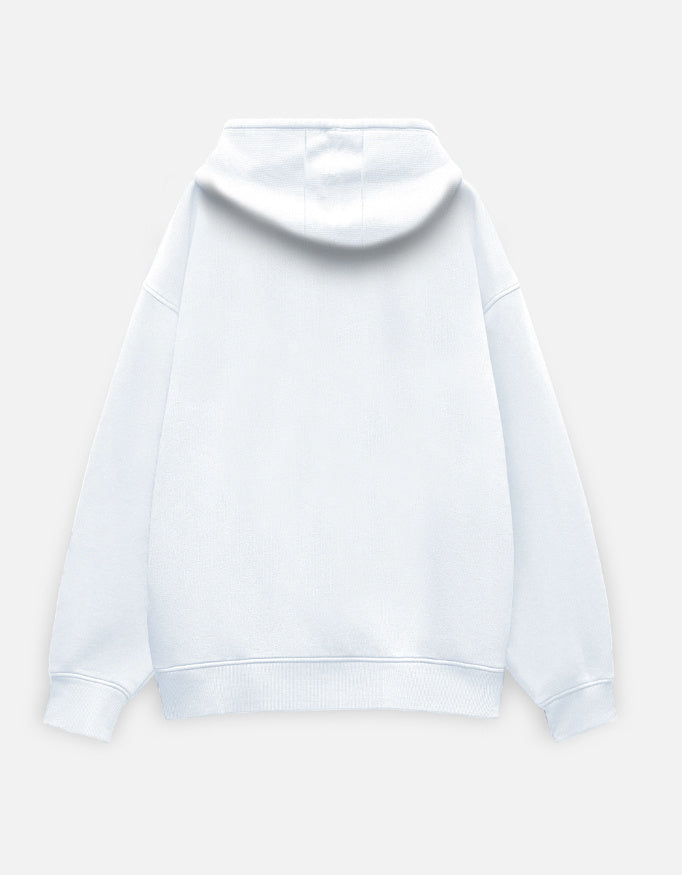Entimessi Unisex Oversized Pullover Hoodie Unisex Hooded Sweatshirt White 400 GSM breathable Entimessi fit:oversized made in India menu:sweats Oversized Hoodie type:hoodie Unisex Unisex Fit Unisex Hoodie Unisex Sweatshirt