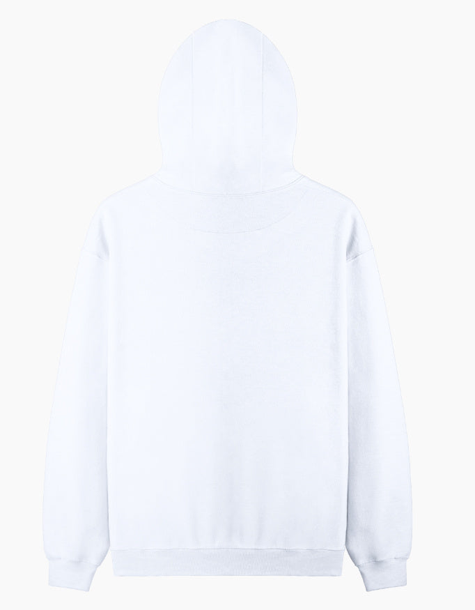 Unisex pullover hoodie in heavyweight cotton fleece