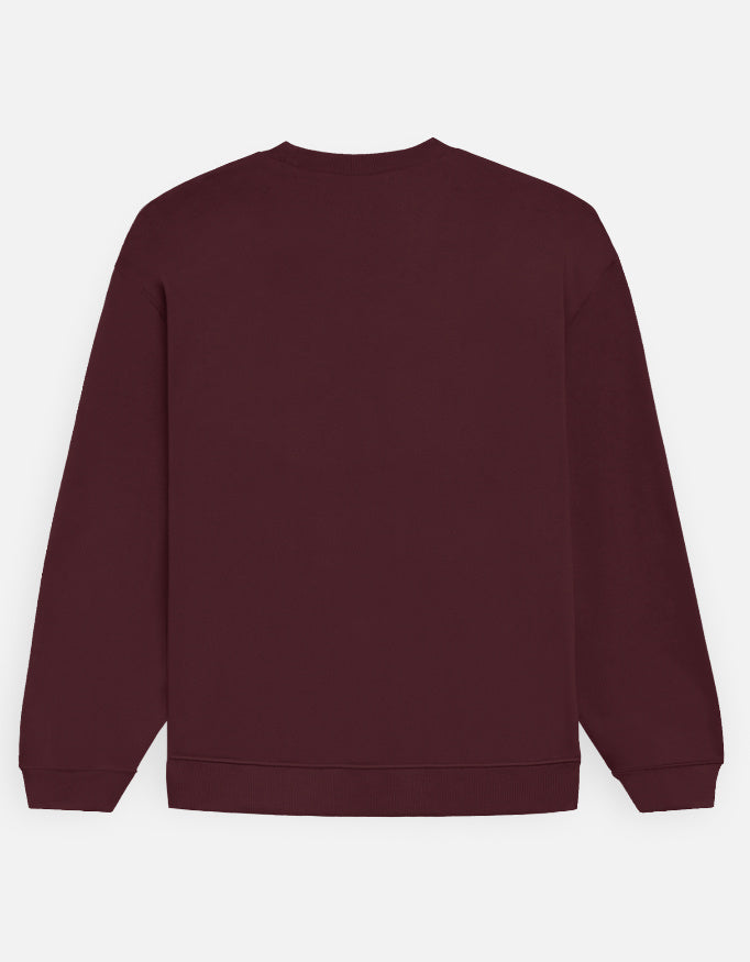 Unisex oversized sweatshirt in soft cotton fleece, relaxed fit