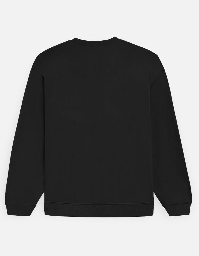Unisex oversized sweatshirt in soft cotton fleece, relaxed fit