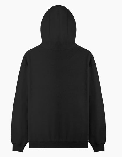 Unisex pullover hoodie in heavyweight cotton fleece
