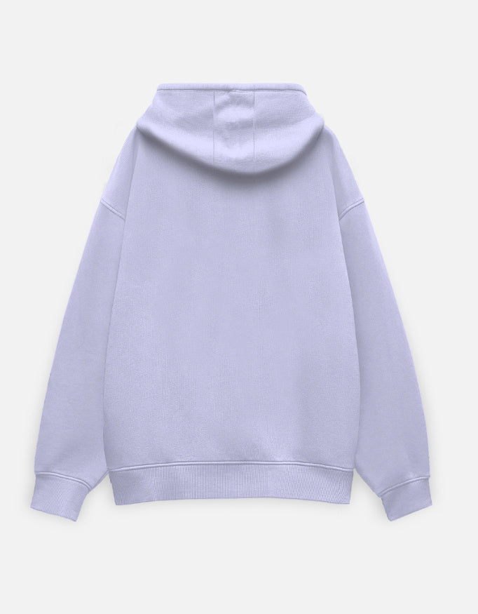 Unisex oversized pullover hoodie in heavyweight cotton fleece