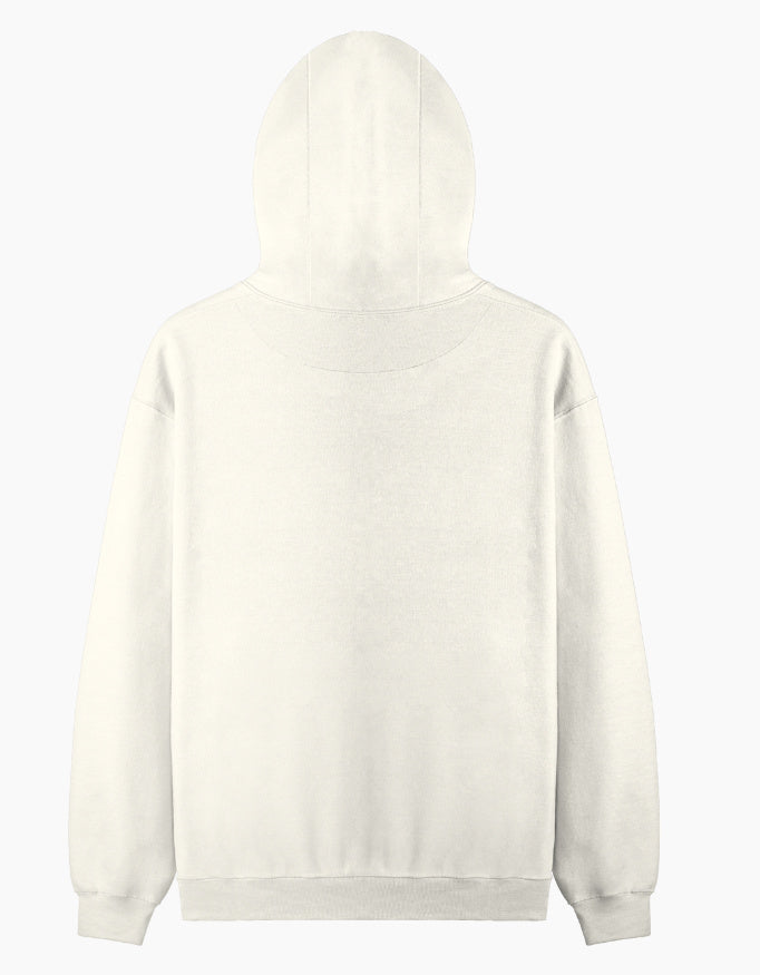 Unisex pullover hoodie in heavyweight cotton fleece