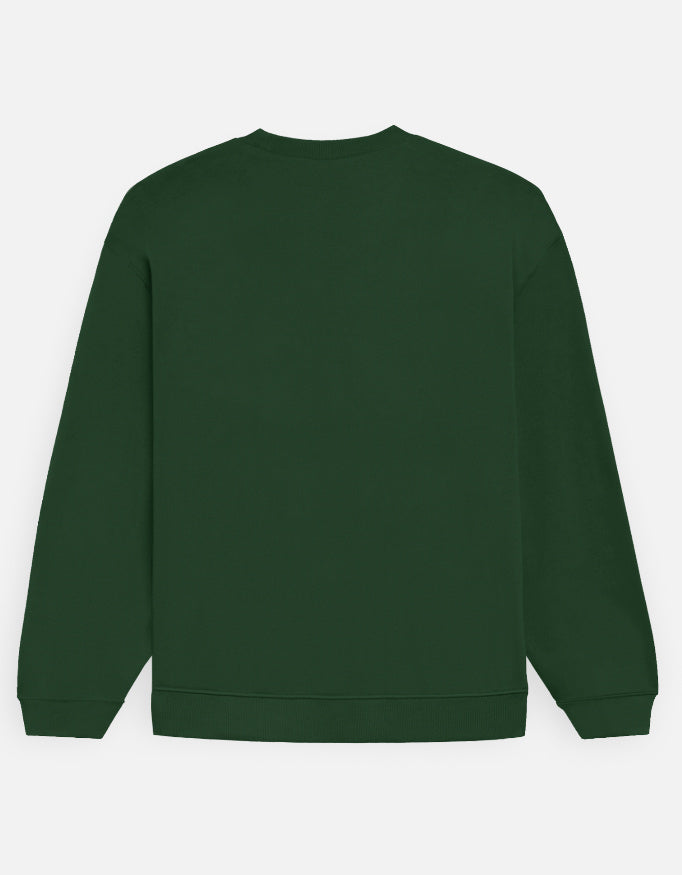 Unisex oversized sweatshirt in soft cotton fleece, relaxed fit