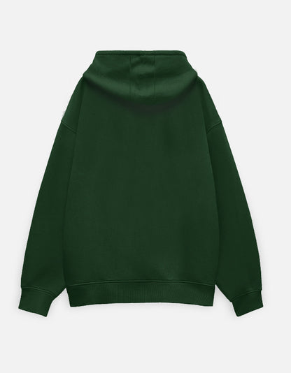Unisex oversized pullover hoodie in heavyweight cotton fleece