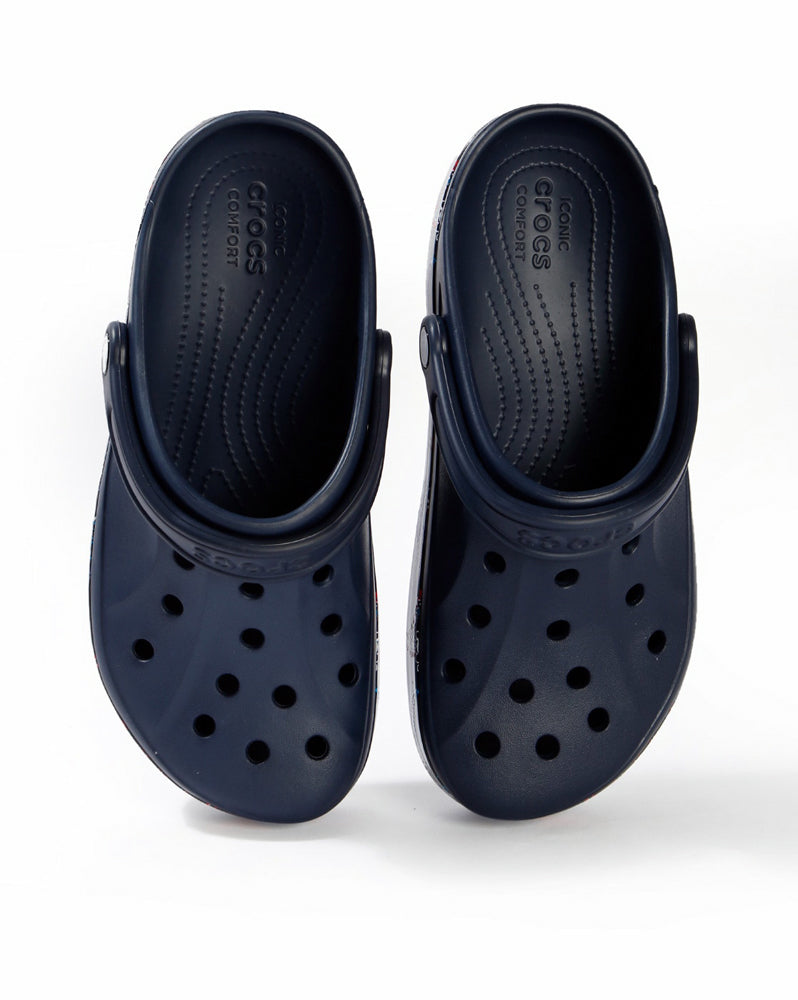 crocs Unisex Bayaband Bandana Print Clog Navy Clogs 360 beach shoes beachwear BEST breathable shoes casual footwear casual shoes Casual Wear Clogs comfortable clogs comfortable sandals comfortable shoes Crocs crocs lite ride 360 Croslite foam everyday shoes foam clogs Footwear gardening shoes gym shoes lightweight shoes LiteRide LiteRide 360 loungewear men's crocs mens shoes pool shoes slip-on clogs slip-on shoes travel shoes Unisex unisex shoes water shoes water-resistant shoes women's crocs womens shoes