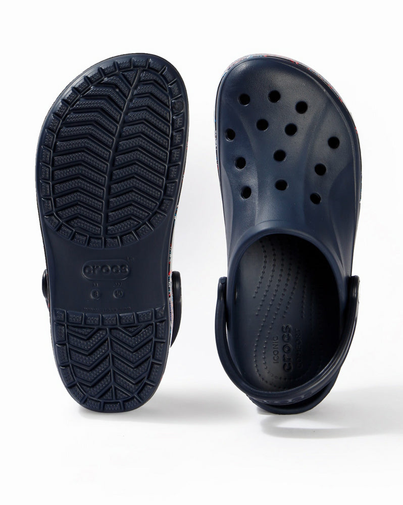 crocs Unisex Bayaband Bandana Print Clog Navy Clogs 360 beach shoes beachwear BEST breathable shoes casual footwear casual shoes Casual Wear Clogs comfortable clogs comfortable sandals comfortable shoes Crocs crocs lite ride 360 Croslite foam everyday shoes foam clogs Footwear gardening shoes gym shoes lightweight shoes LiteRide LiteRide 360 loungewear men's crocs mens shoes pool shoes slip-on clogs slip-on shoes travel shoes Unisex unisex shoes water shoes water-resistant shoes women's crocs womens shoes