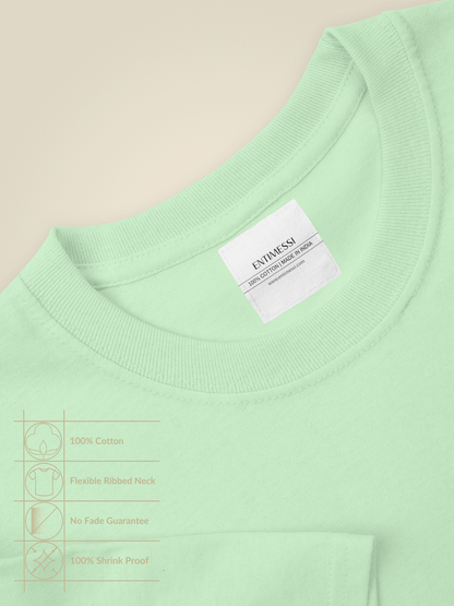 Classic Jade Green Crew Neck T-Shirt – Unisex