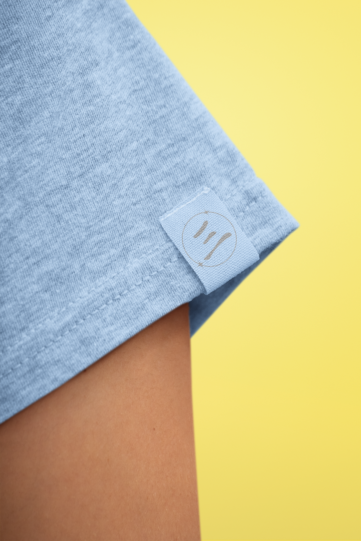 Classic Baby Blue Crew Neck T-Shirt – Unisex
