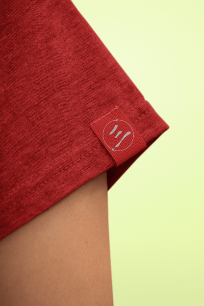Classic Cherry Red Crew Neck T-Shirt – Unisex
