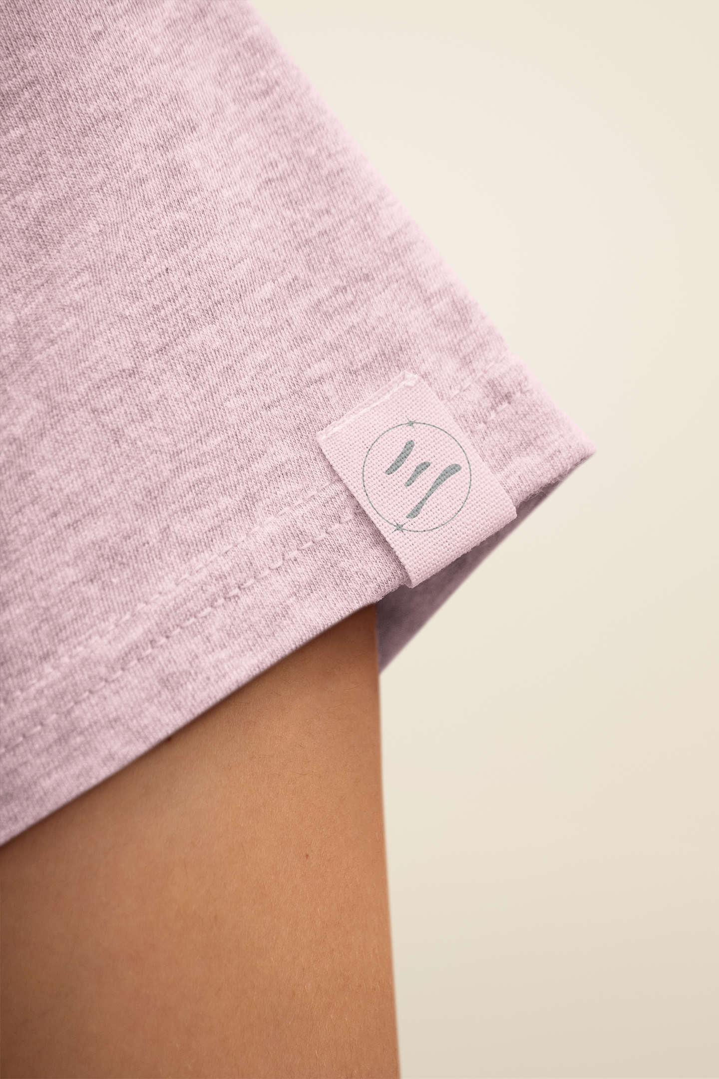 Classic Baby Pink Crew Neck T-Shirt – Unisex