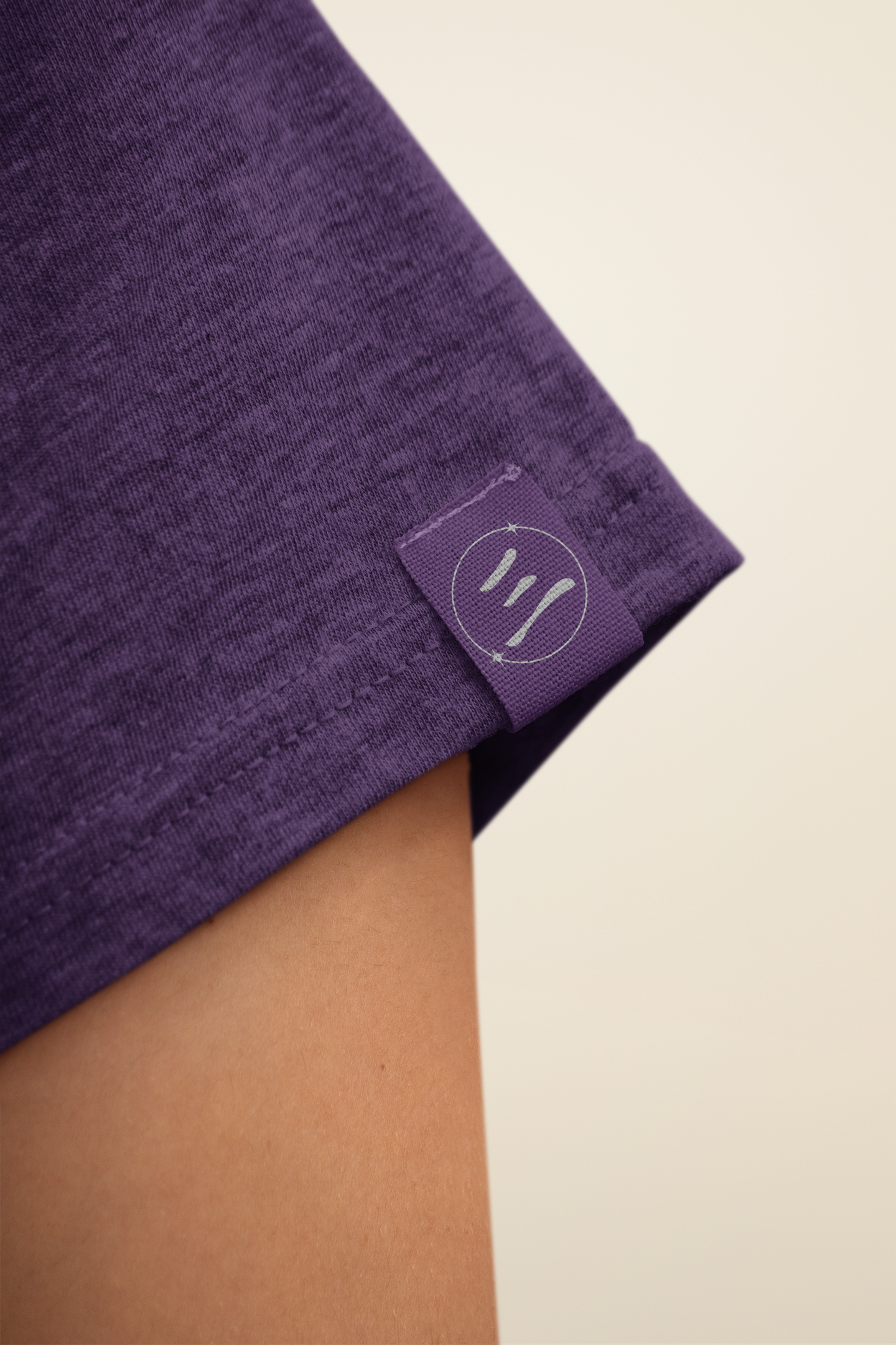 Classic Purple Crew Neck T-Shirt – Unisex