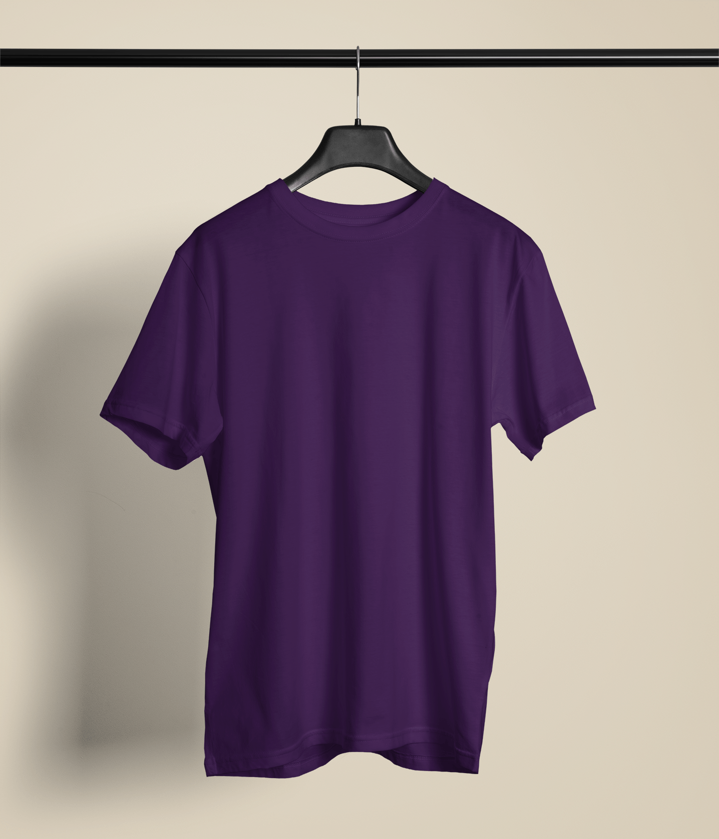 Classic Purple Crew Neck T-Shirt – Unisex