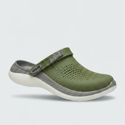 Unisex Literide 360 Clog - Olive Green Grey White Sole