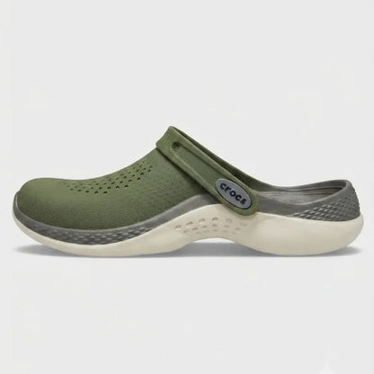 Unisex Literide 360 Clog - Olive Green Grey White Sole