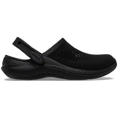 crocs Literide 360 Black Unisex Clogs Clogs 360 beach shoes beachwear breathable shoes casual footwear casual shoes Casual Wear Clogs comfortable clogs comfortable sandals comfortable shoes Crocs crocs lite ride 360 Croslite foam everyday shoes foam clogs Footwear gardening shoes gym shoes lightweight lightweight shoes LiteRide LiteRide 360 loungewear men's crocs mens shoes pool shoes slip-on clogs slip-on shoes travel shoes Unisex unisex shoes water shoes water-resistant shoes women's crocs womens shoes