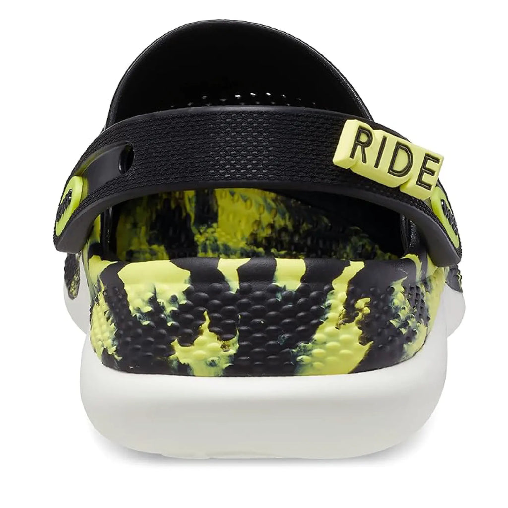 LiteRide 360 Marbled Clog - Black Neon Yellow