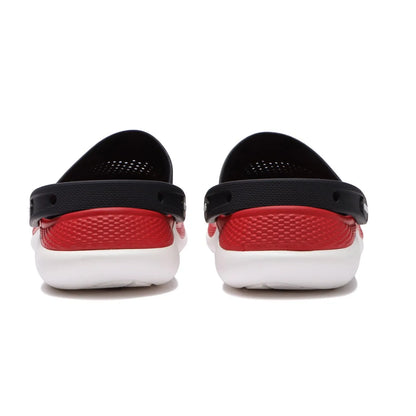 Unisex Literide 360 Clogs - Black Red White Sole